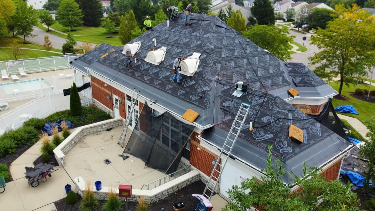Southside Indianapolis home with a new architectural shingle roof
