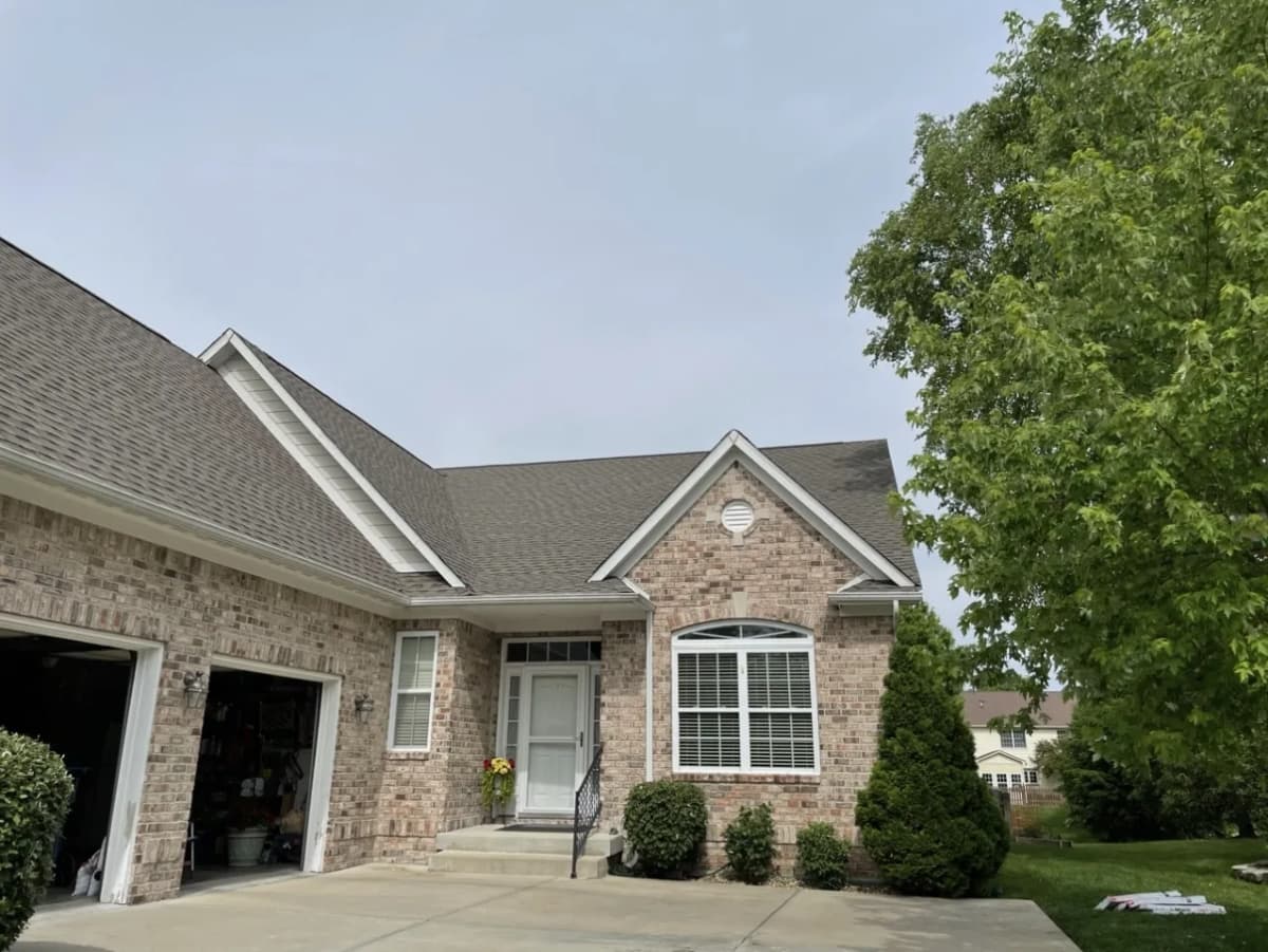 317 Restoration crew installing a new roof in Indianapolis